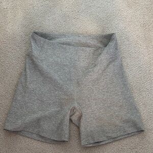 Outdoor Voices Heather Gray Bike Shorts
